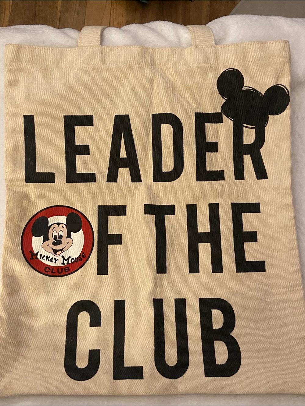 Mickey Mouse Leader of the Club Canvas Tote